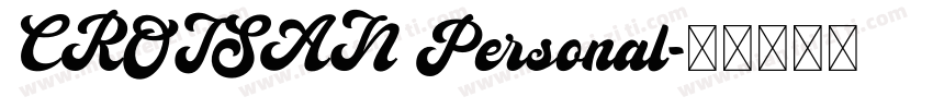CROISAN Personal字体转换
